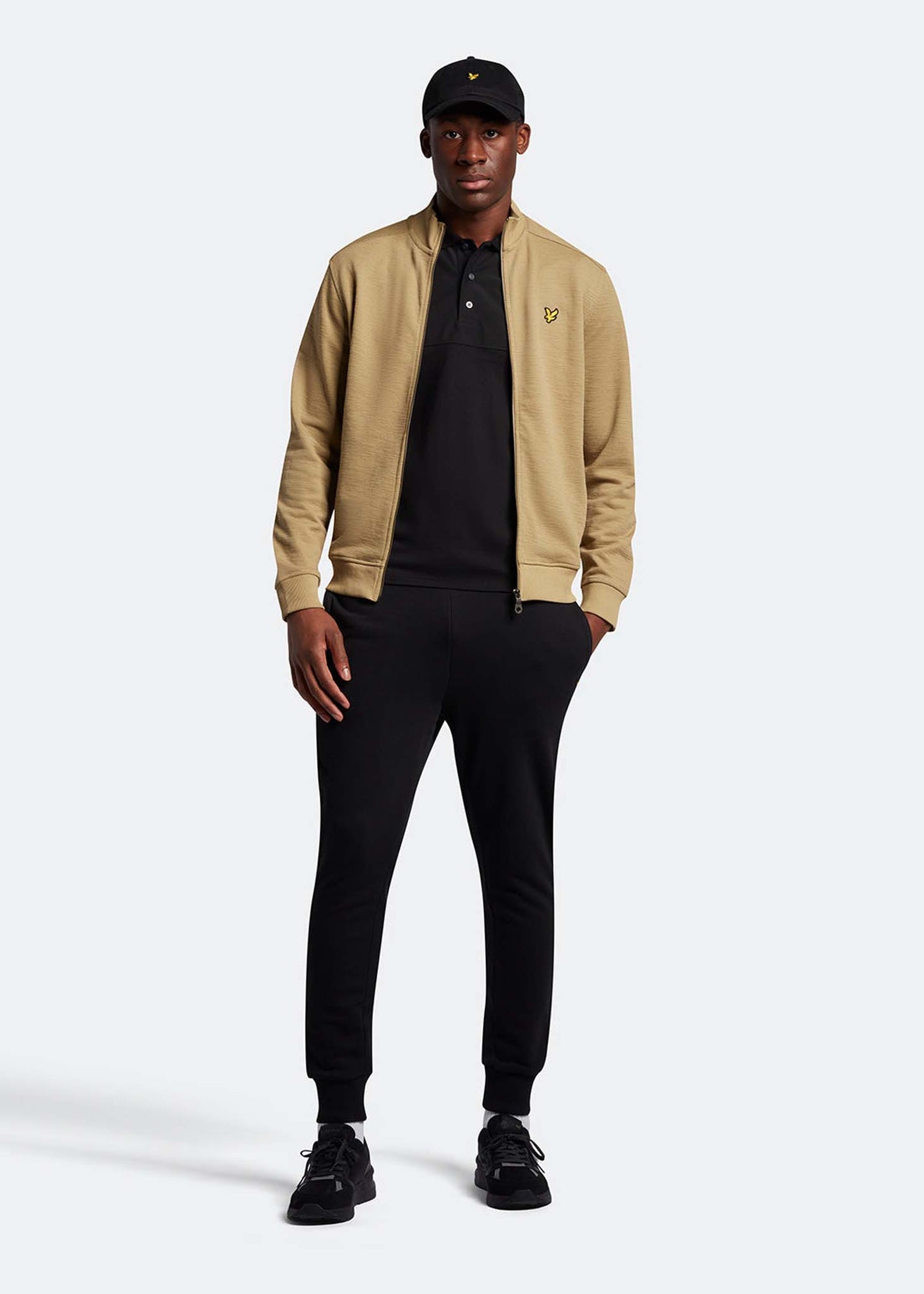 Lyle & Scott Vesten Slub track top - seaweed