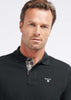Barbour Polo's Tartan pique polo - black stone
