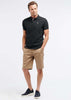 Barbour Polo's Tartan pique polo - black stone