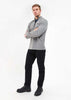 Barbour International Truien Beaker half zip - anthracite marl