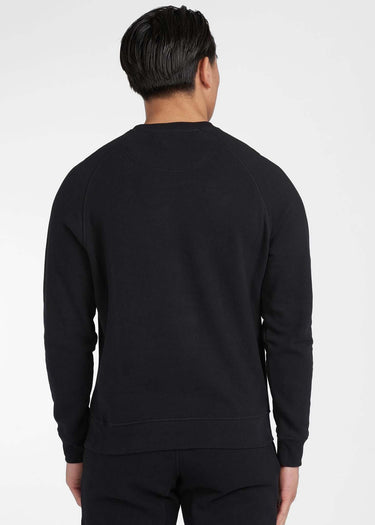 Barbour International Truien  Essential crew neck sweat - black