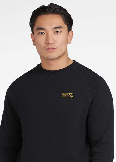 Barbour International Truien  Essential crew neck sweat - black