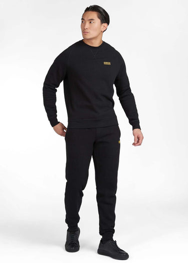 Barbour International Truien  Essential crew neck sweat - black