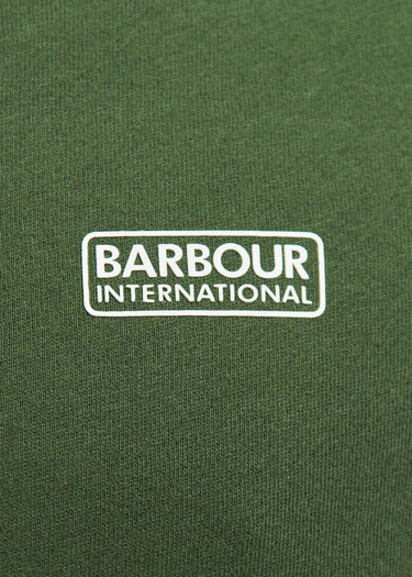 Barbour International Truien  Essential crew neck sweat - kombu green