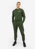 Barbour International Truien Essential crew neck sweat - kombu green