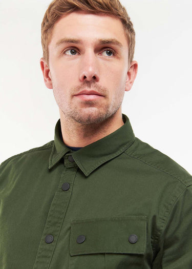 Barbour International Overshirts Graphite overshirt - kombu green