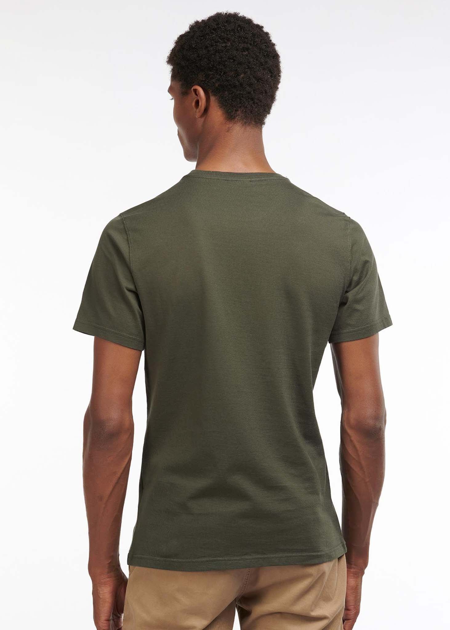 Barbour T-shirts  Wallace tee - forest 