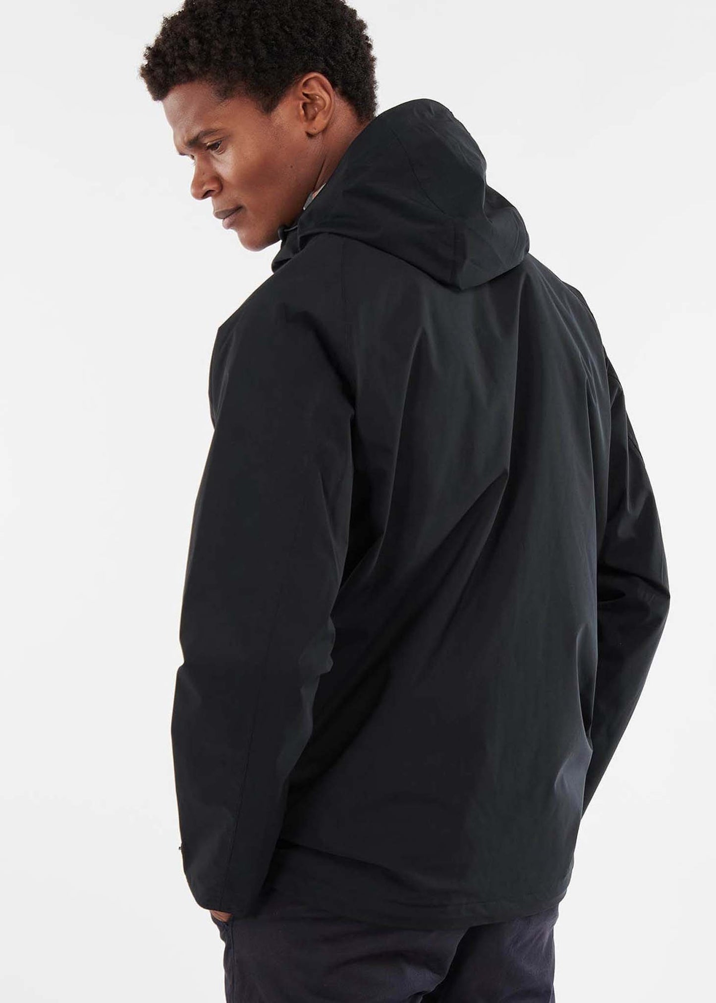 Barbour Jassen Waterproof hooded bedale - black dress