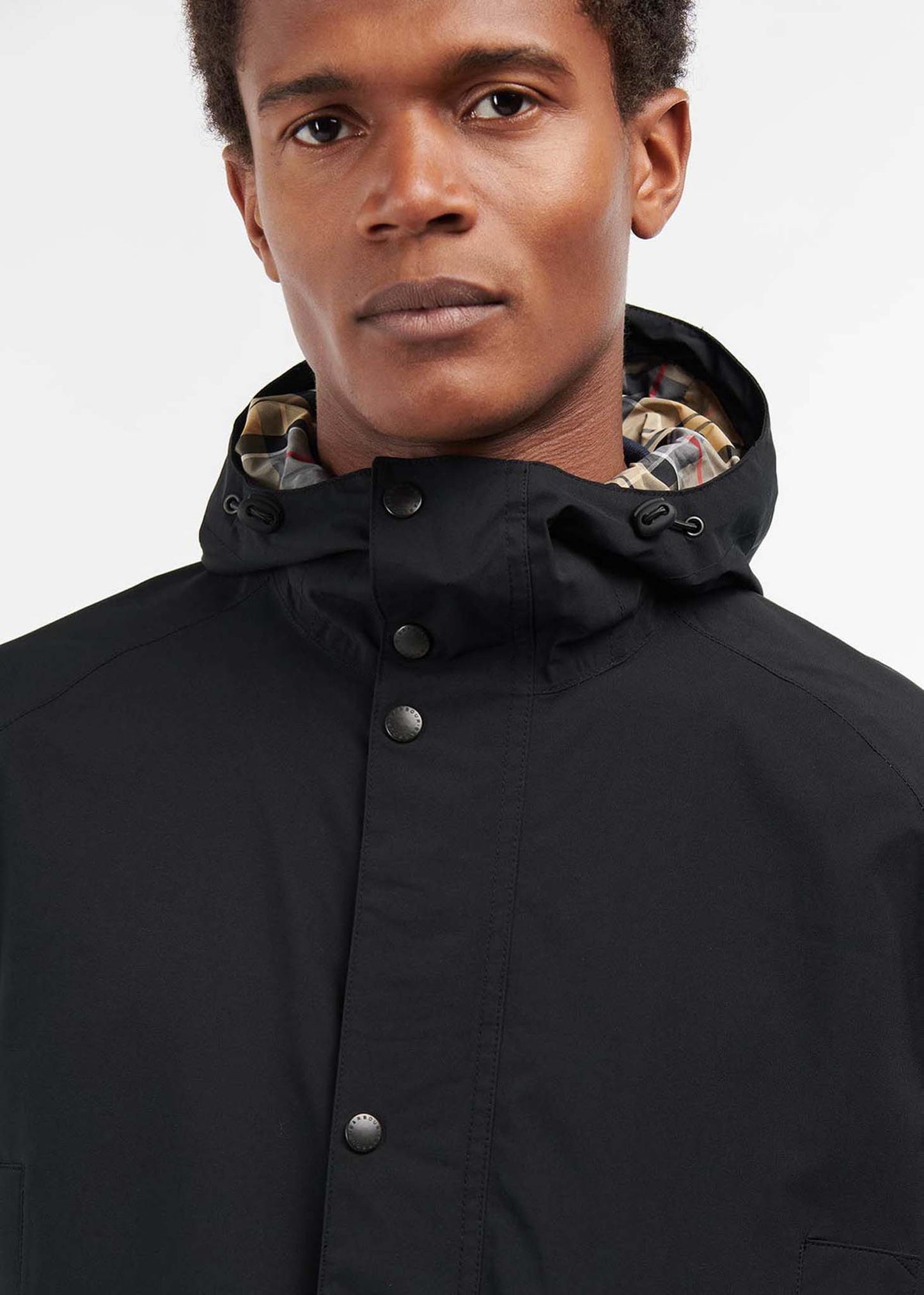 Barbour Jassen Waterproof hooded bedale - black dress