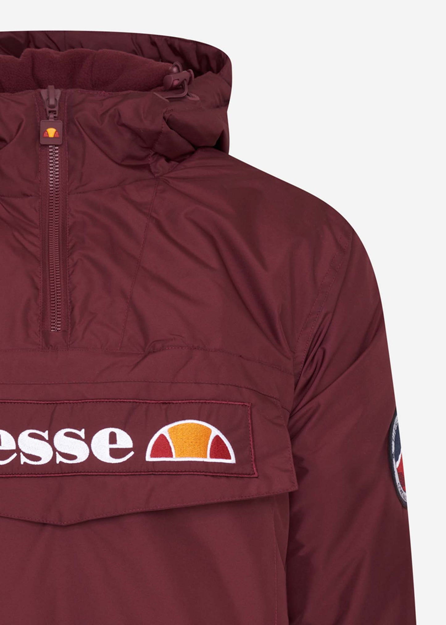 ellesse monterini burgundy jacket overhead