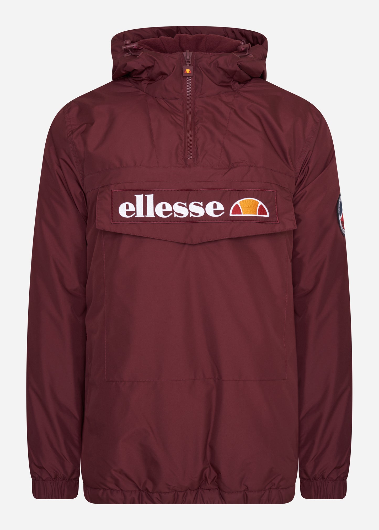 ellesse monterini burgundy jacket overhead
