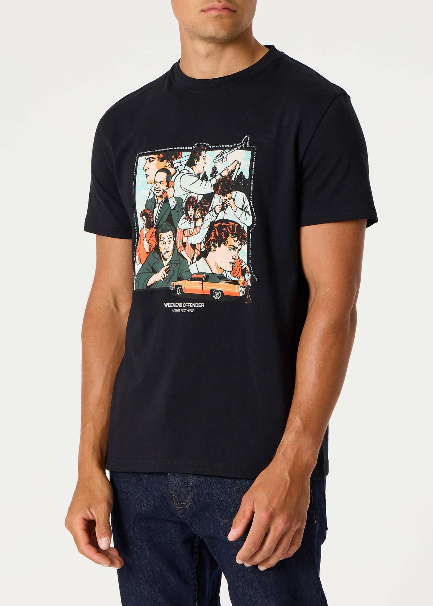 weekend offender goodfellas t-shirt black