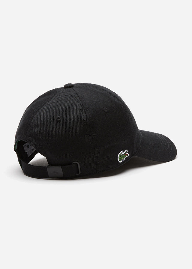 Lacoste Petten Cotton twill cap - black