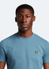 Lyle & Scott T-shirts Crest tipped t-shirt - skipton blue