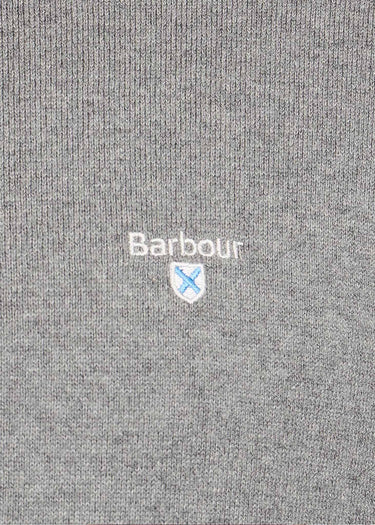 Barbour Truien  Essential cotton cashmere crew - grey marl
