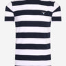 Barbour T-shirts Beach stripe tee - navy
