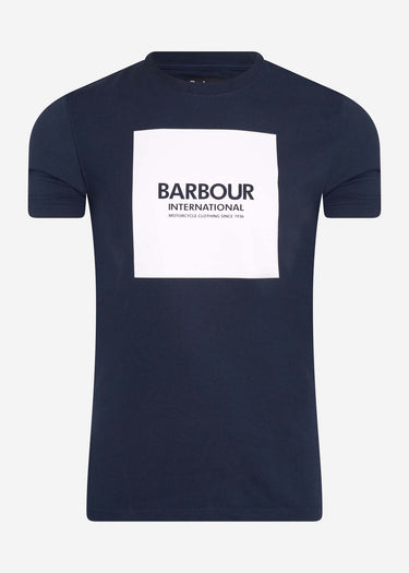 Barbour International T-shirts Block tee - navy