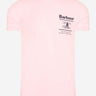 Barbour T-shirts Chanonry tee - chalk pink