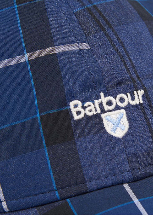 Barbour Caps Tartan sports cap - ink tartan