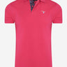 Barbour Polo's Tartan pique polo - fuschia