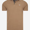 Barbour Polo's Tartan pique polo - sandstone