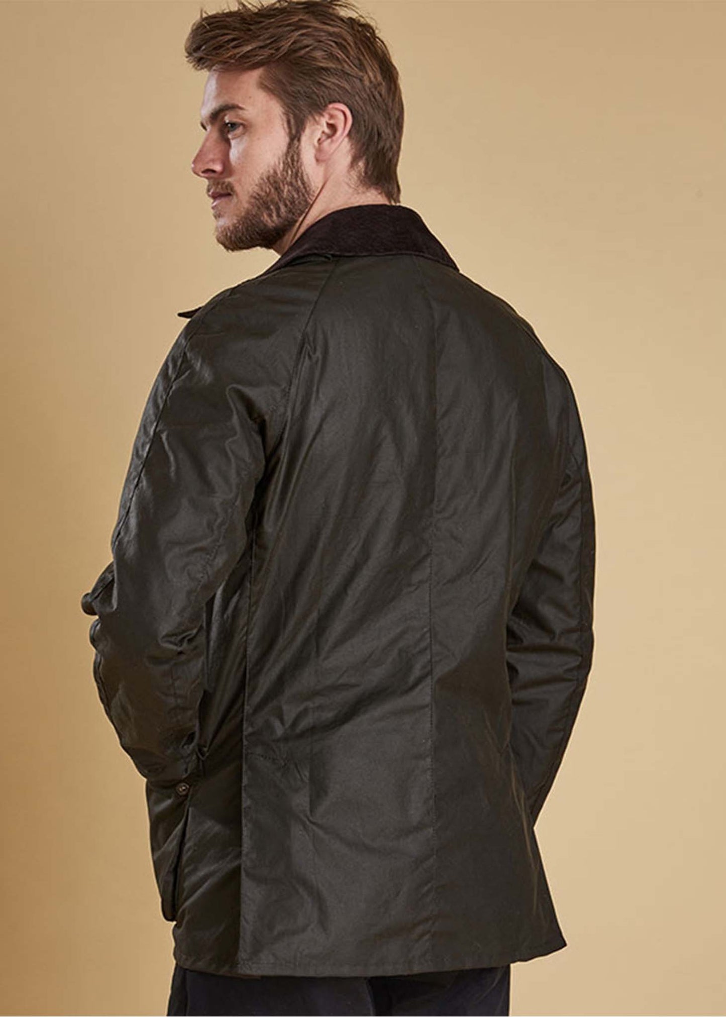 Ashby wax jacket - olive - Barbour