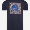 Ben Sherman T-shirts Paisley logo tee - dark navy