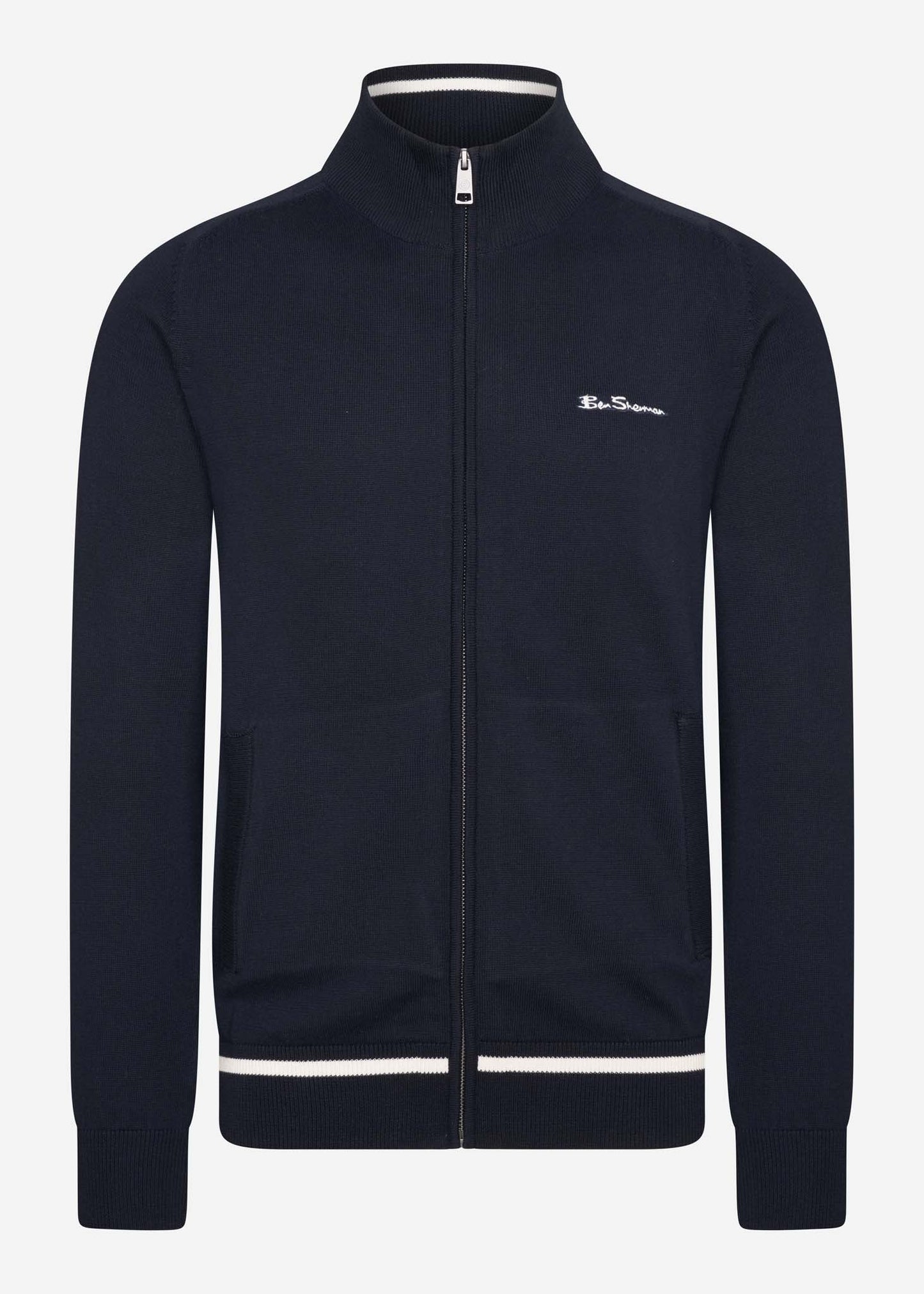 Sports zip thru - dark navy