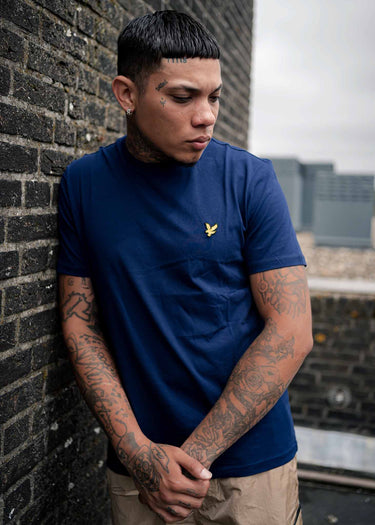 Lyle & Scott T-shirts Crew neck t-shirt - navy 3 pack