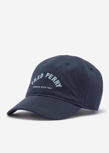 Fred Perry Caps Arch branded tricot cap - dark airforce