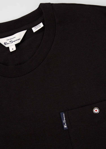 Ben Sherman T-shirts Signature pocket tee - black