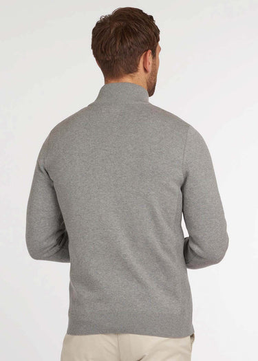 Barbour Truien  Cotton half zip - grey marl