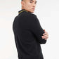 Barbour International Longsleeve Polo's  Legacy tipped ls polo - black 