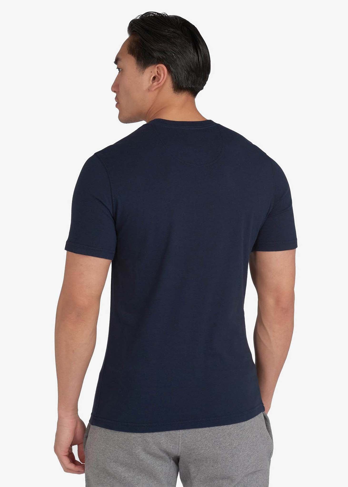 Barbour International T-shirts  Small logo tee - international navy 