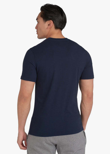 Barbour International T-shirts  Small logo tee - international navy