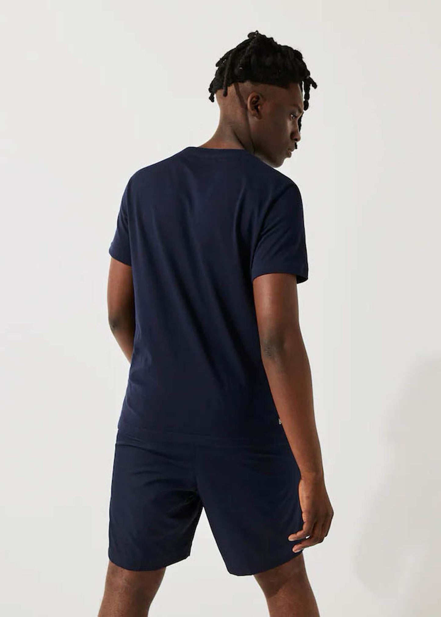 Printed t-shirt - navy blue clover green - Lacoste