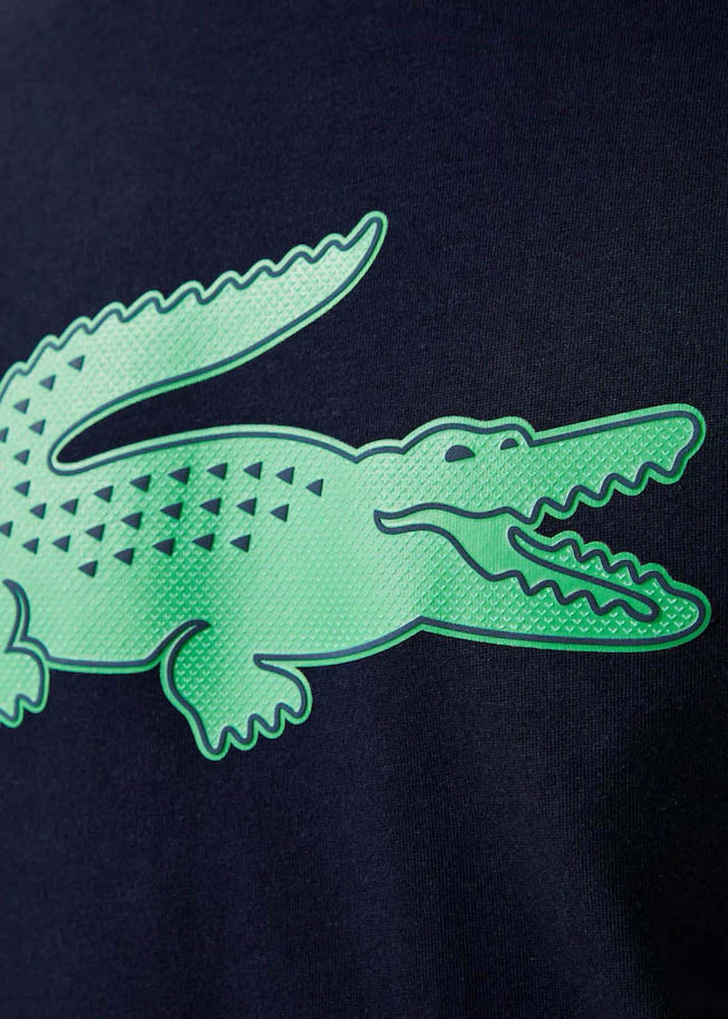 Printed t-shirt - navy blue clover green - Lacoste