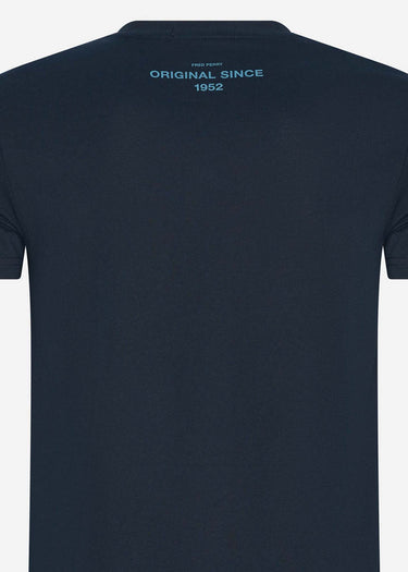 Fred Perry T-shirts  Glitched graphic t-shirt - navy