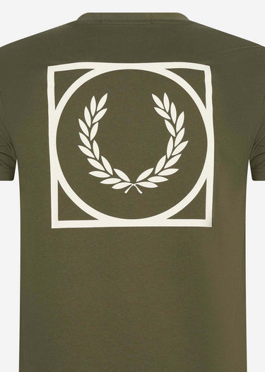 Fred Perry T-shirts  Graphic print t-shirt - military green