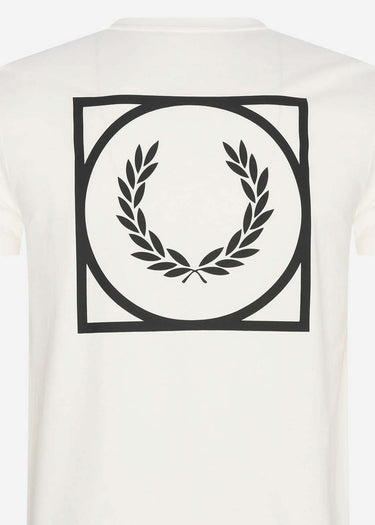Fred Perry T-shirts  Graphic print t-shirt - snow white