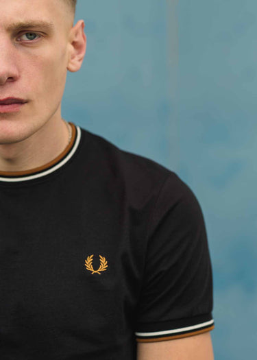 Fred Perry T-shirts Twin tipped t-shirt - black