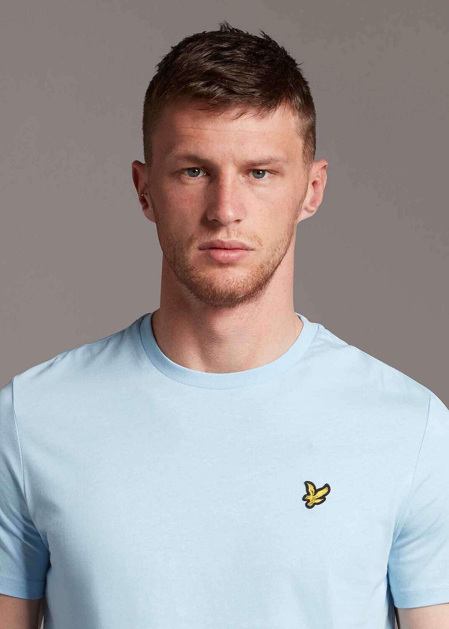 Lyle & Scott T-shirts  Plain t-shirt - light blue 