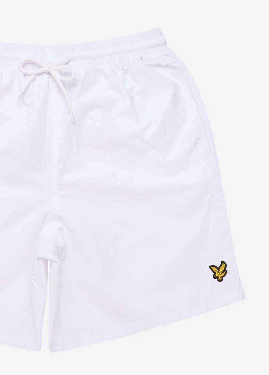 Lyle & Scott Zwembroeken Plain swimshort - white
