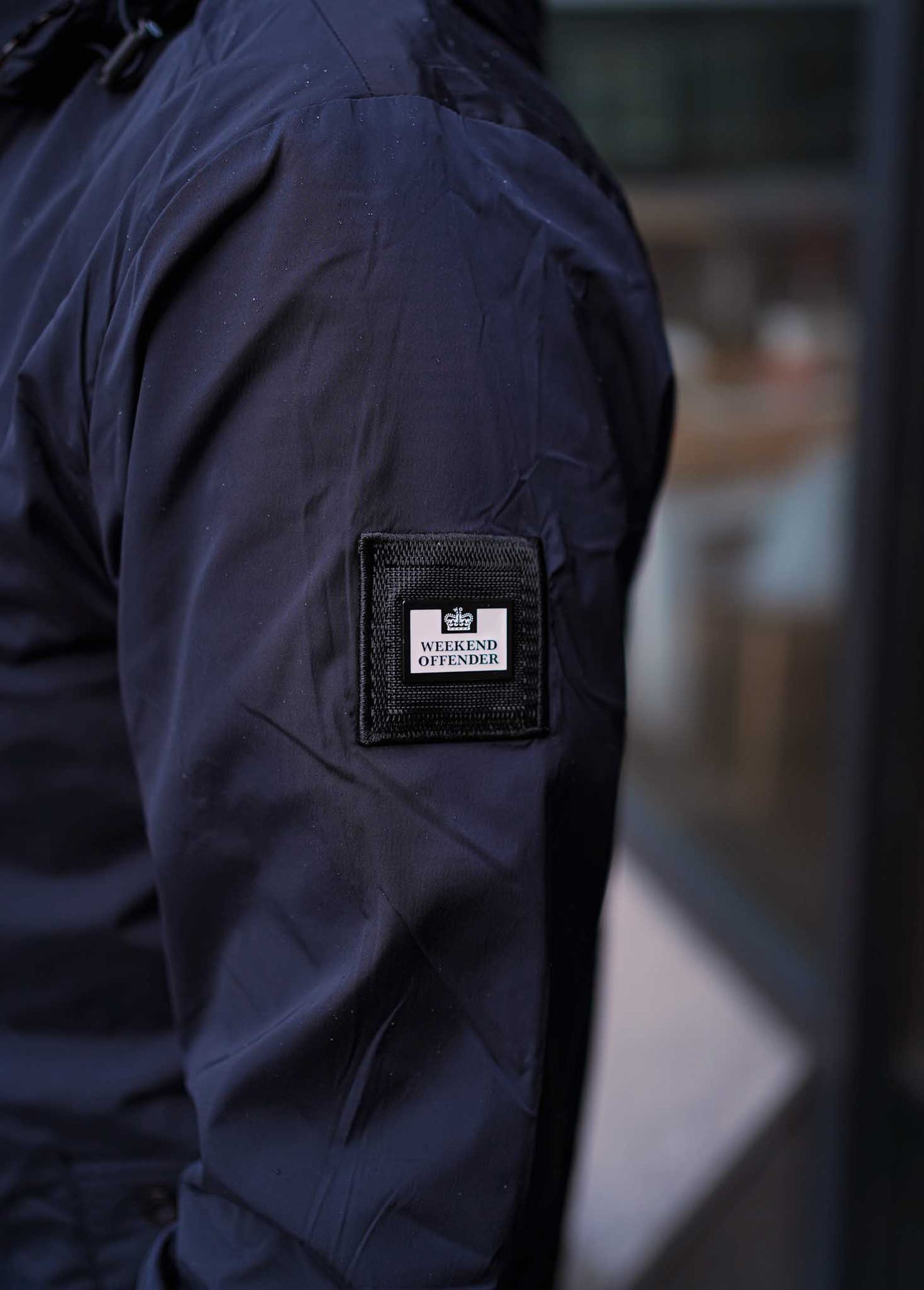 weekend offender jacket summer navy