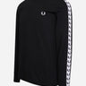 Fred Perry Longsleeve Tees Taped long sleeve t-shirt - black