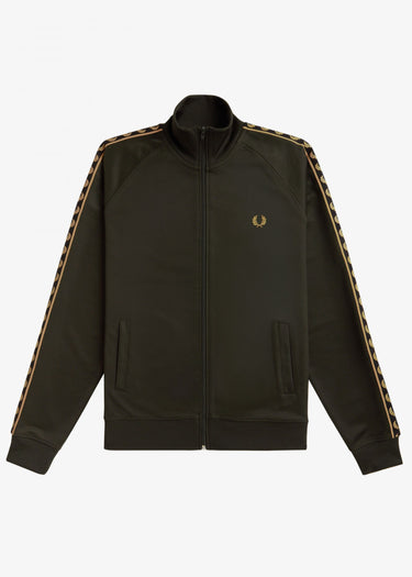 Fred Perry Vesten  Gold tape track jacket - hunting green