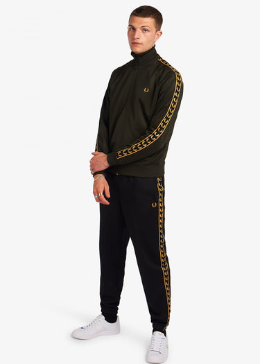 Fred Perry Vesten  Gold tape track jacket - hunting green