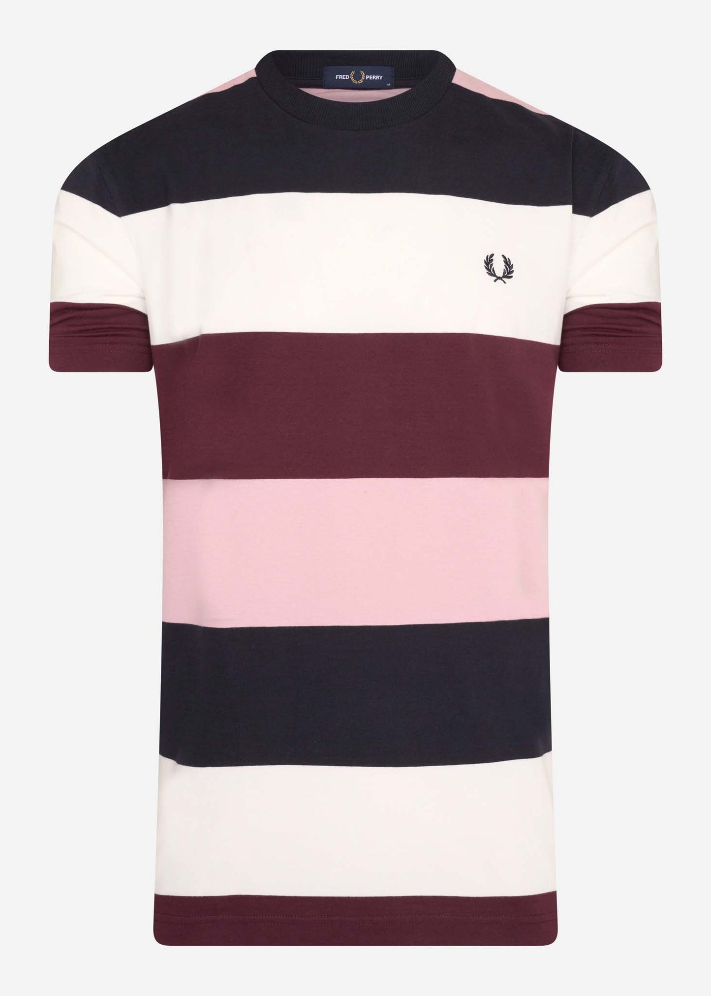 fred perry stripe t-shirt