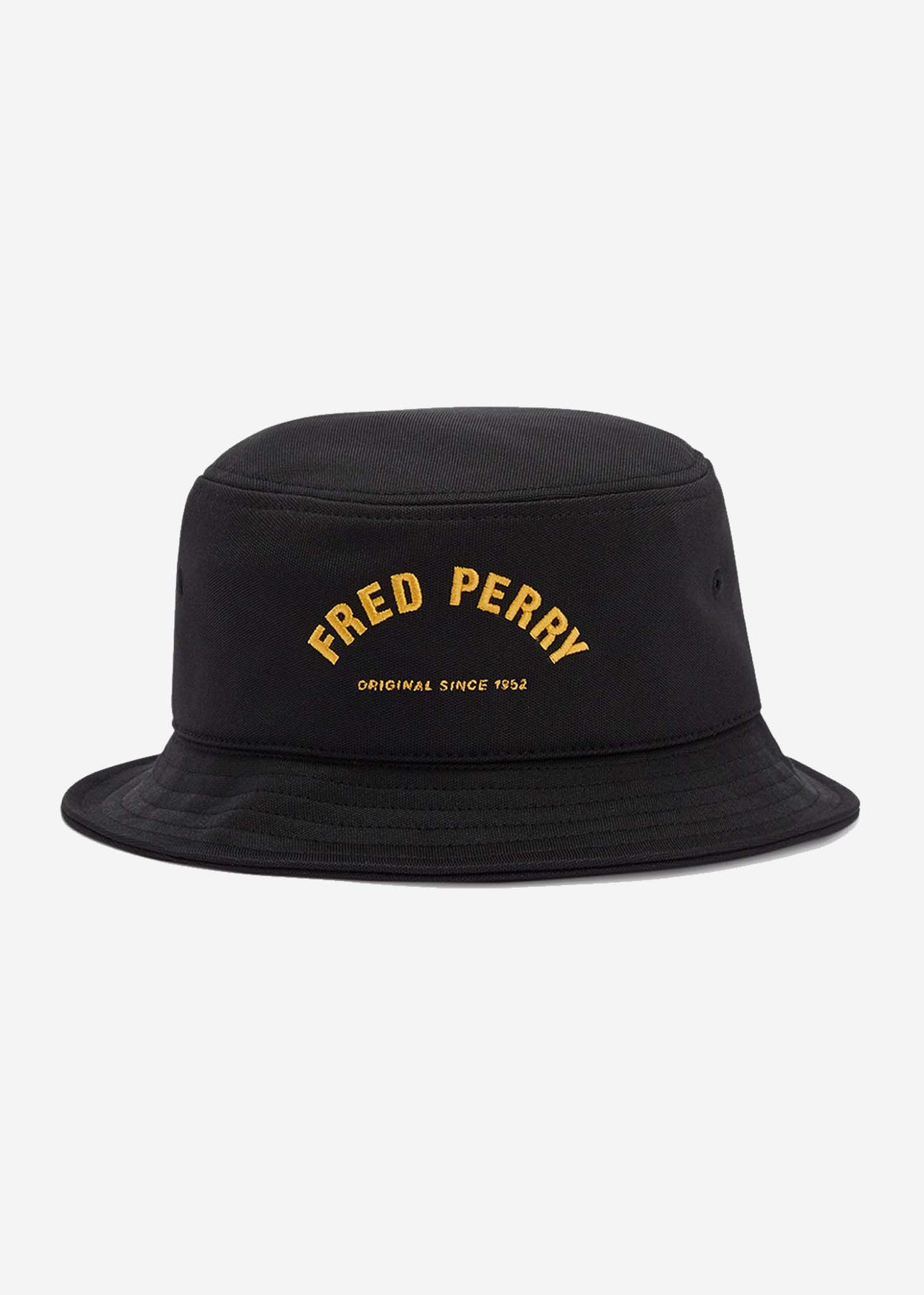 Fred Perry Bucket Hats  Arch branded tricot bucket hat - black 