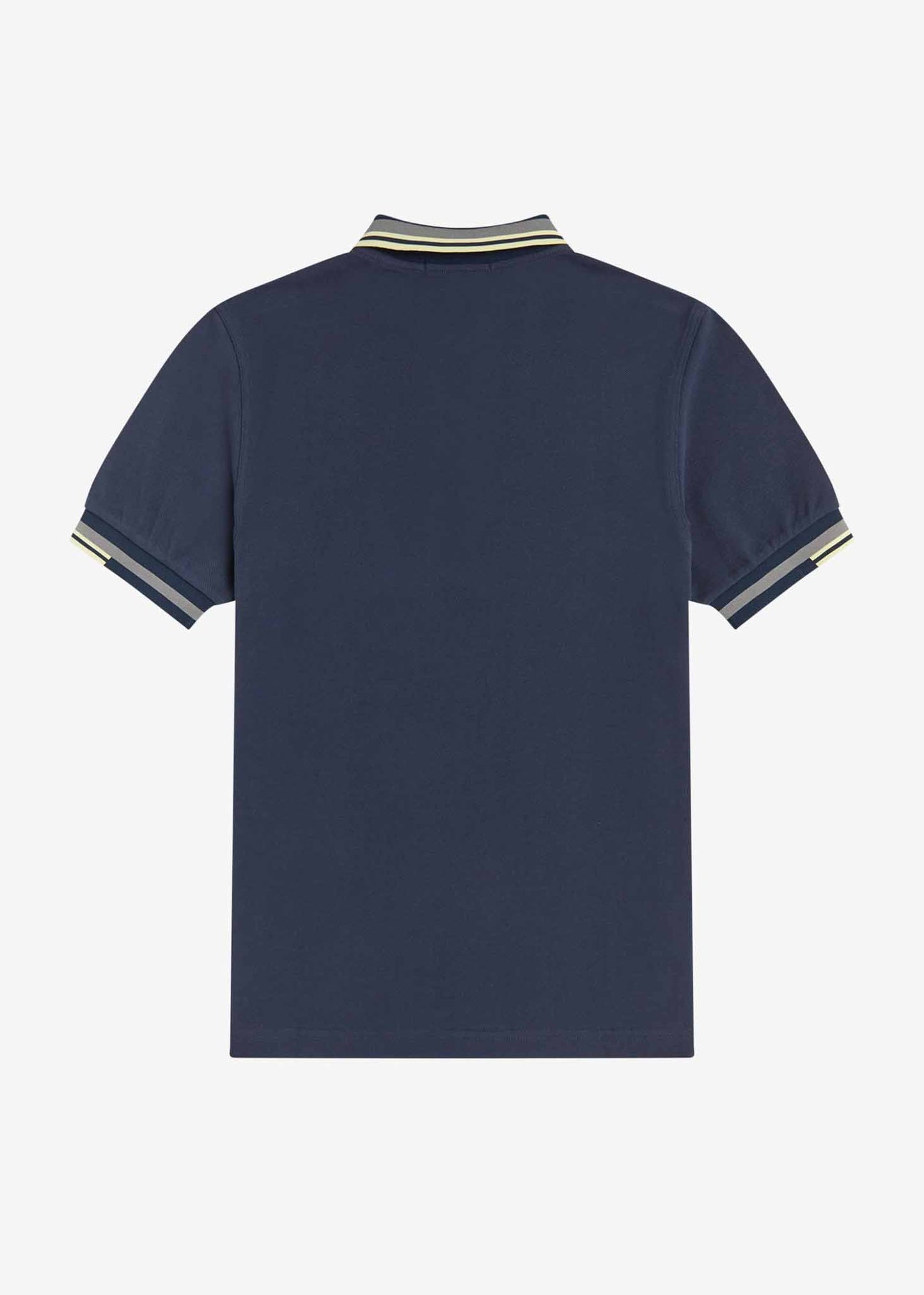 Abstract tipped polo shirt - dark airforce - Fred Perry
